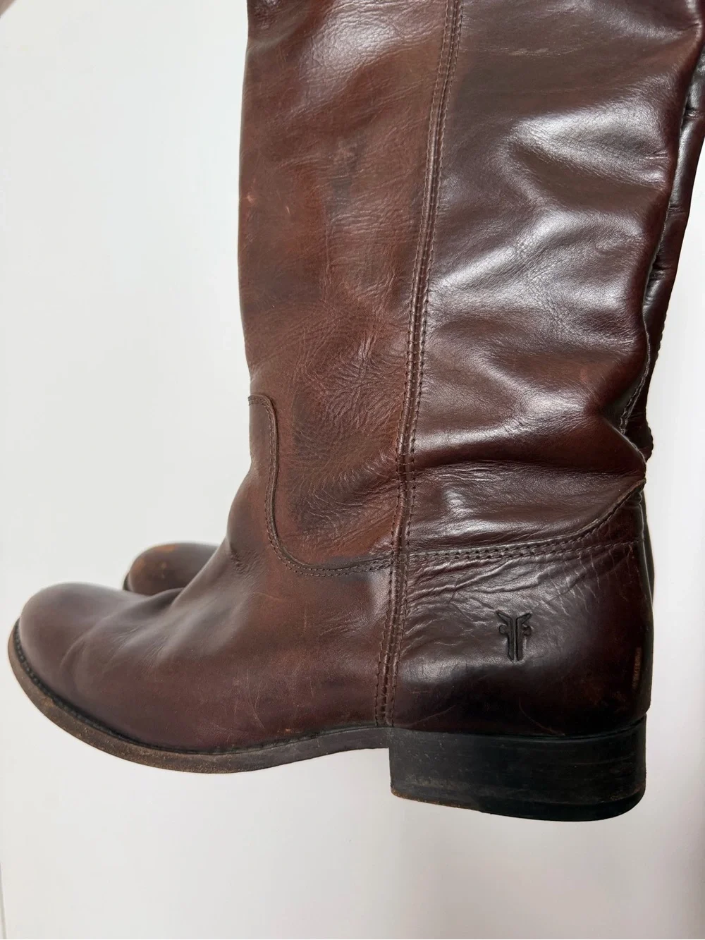 Frye Classic Brown Leather Women's Riding Boots
